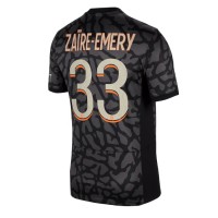 Camisa de Futebol Paris Saint-Germain Warren Zaire-Emery #33 Equipamento Alternativo 2023-24 Manga Curta